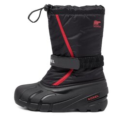 

Снігоходи Sorel Youth Flurry NY1965 Black/Bright Red 015, Чорний