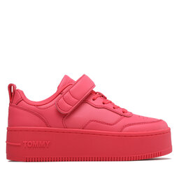

Снікерcи Tommy Jeans Velcro Flatform EN0EN02101 Laser Pink TJN, Рожевий