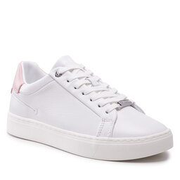 Calvin Klein Sneakers Calvin Klein Cupsole Lace Up HW0HW00841 White/Sping Rose 0LB