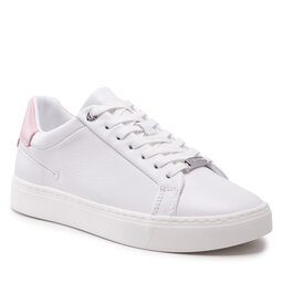 Calvin Klein Сникърси Calvin Klein Cupsole Lace Up HW0HW00841 White/Sping Rose 0LB