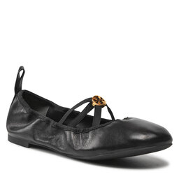 Tory Burch Balerina Tory Burch Soft Scrunch Ballet 88884 Perfect Black 008