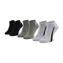 Puma Набор из 3 пар высоких носков unisex Puma 907951 02 White/Grey/Black