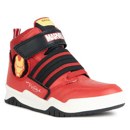 Geox Sneakers Geox MARVEL J Perth Boy J367RD 05411 C0020 M Red/Black