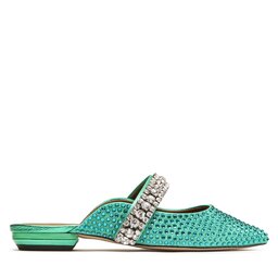 

Шльопанці Kurt Geiger Princley Crystals 9563087609 Teal, Зелений