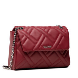 

Сумка Calvin Klein Ck Quilt Ew Conv Flap Xbody K60K608445 Red, Бордовий