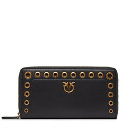 Pinko Veliki ženski novčanik Pinko Ryder Zip Around AI 23-24 PCPL 100250 A17M Black Z99Q