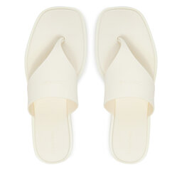 Calvin Klein Zehentrenner Calvin Klein Toepost Tpu Slide HW0HW02836 Écru