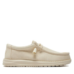 Hey Dude Mokaszin Hey Dude Wally Canvas 40700-1KA Ekru