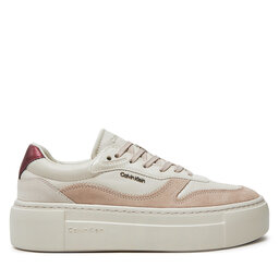 Calvin Klein Sneakers Calvin Klein Ff Cupsole Lace Up W/Ml Mix M HW0HW02125 Bej