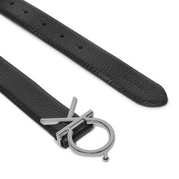 

Жіночий ремінь Calvin Klein Ck Logo Belt 3.0 Pebble K60K611903 BEH, Чорний