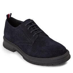 Tommy Hilfiger Κλειστά παπούτσια Tommy Hilfiger Hilfiger Core Suede Shoe FM0FM04677 Desert Sky DW5