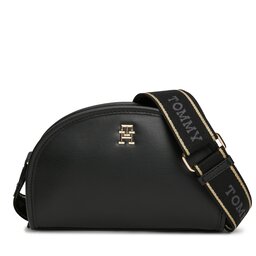 Tommy Hilfiger Bolso Tommy Hilfiger Th Monotype Half Moon Camera Bag AW0AW16774 Negro