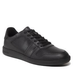Calvin Klein Sneakersy Calvin Klein Low Top Lace Up Lth HM0HM00471 Triple Black 00U