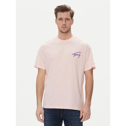 Tommy Jeans Tommy Jeans Marškinėliai Faded Graphic DM0DM20768 Rožinė Relaxed Fit