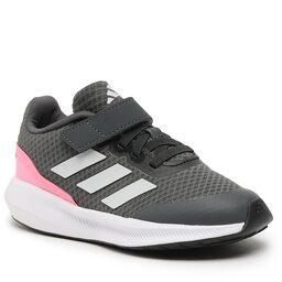 adidas Apavi adidas Runfalcon 3.0 Sport Running Elastic Lace Top Strap Shoes HP5873 Pelēks
