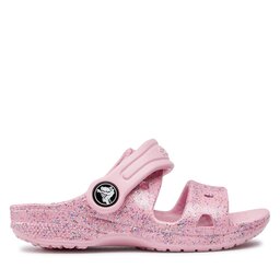 

Шльопанці Crocs Classic Crocs Glitter Sandal T 207983 Rainbow, Рожевий