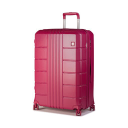 Wittchen Большой пластиковый чемодан Wittchen 56-3P-823-60 Розовый