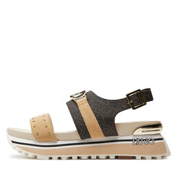 

Босоніжки Liu Jo Maxi Wonder 27 BA4107 EX171 Brown/Beige S3230, Бежевий