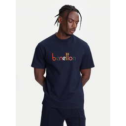 United Colors Of Benetton United Colors Of Benetton Camiseta 3MI6U109O Azul marino Oversize