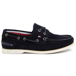 

Мокасини Tommy Hilfiger Classic Suede Boatshoe FM0FM02736 Desert Sky DW5, Cиній