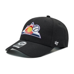 47 Brand Kšiltovka 47 Brand MLB Colorado Rockies B-MVP27WBV-BKI Černá