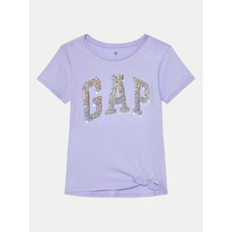 Gap Gap Marškinėliai 886009 Violetinė Regular Fit
