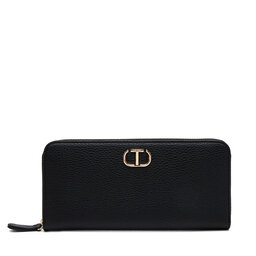 TWINSET Μεγάλο Πορτοφόλι Γυναικείο TWINSET 251TD8064 Μαύρο