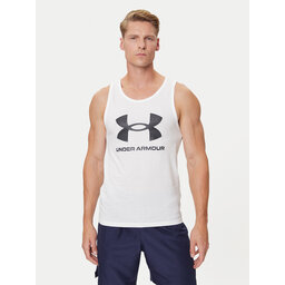 Under Armour Under Armour Trikó Ua Sportstyle Logo Tank 1382883-100 Fehér Loose Fit
