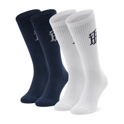 Tommy Hilfiger Чорапи дълги мъжки Tommy Hilfiger 701221053 White 002