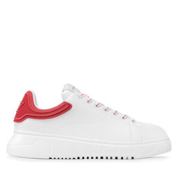 

Снікерcи Emporio Armani X4X264 XN191 A041 White/Red, Білий