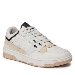 

Снікерcи Tommy Hilfiger Th Basket Street Lth FM0FM04874 Misty Coast PQT, Бежевий