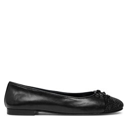 Tory Burch Baleríny Tory Burch Cap-Toe Pave Ballet 166214 Čierna