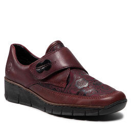 Rieker Poltopánky Rieker 537C0-35 Rot