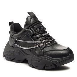 Buffalo Sneakers Buffalo Binary Chain Sneaker Men 1410069 Black/Silver