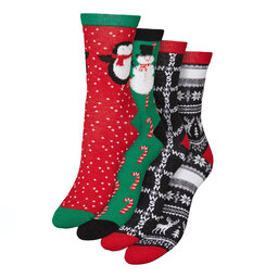 Vero Moda Ankelstrumpor dam 4-pack Vero Moda 10274060 Black 4304839