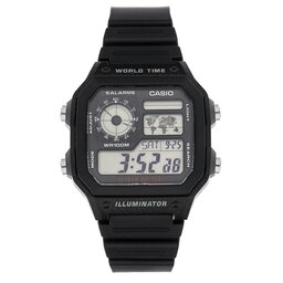 Casio Zegarek Casio AE-1200WH-1AVEF Czarny