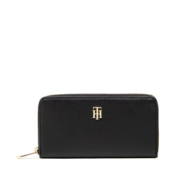 Tommy Hilfiger Portofel Mare de Damă Tommy Hilfiger Th Timeless Large Za AW0AW12210 BDS