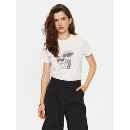 KARL LAGERFELD KARL LAGERFELD Camiseta A1W17131 Blanco Regular Fit