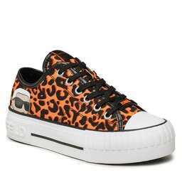 KARL LAGERFELD Tygskor KARL LAGERFELD KL60410N Orange Canvas W/Black