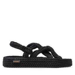 Bohonomad Espadrilles Bohonomad Bodrum Platform BOD.0020.PRS Schwarz