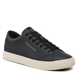 Tommy Hilfiger Sneakersy Tommy Hilfiger Th Hi Vulc Core Low Lth FM0FM04687 Black BDS