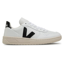 

Снікерcи Veja V-10 Leather VX020005A Extra White Black, Білий