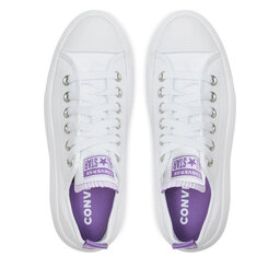 

Кеди Converse Chuck Taylor All Star Move Color Pop Platform 271717C White/Pixel Purple/White, Білий