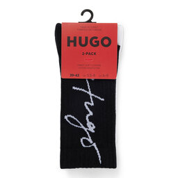 Hugo Calcetines cortos para hombre Hugo 50484066 Black 2