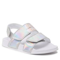Calvin Klein Jeans Basutės Calvin Klein Jeans Velcro Sandal V1A2-80525-1601 S Silver 904