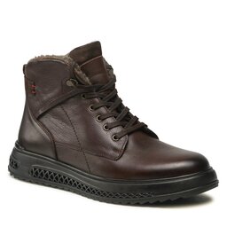 Caprice Schnürstiefeletten Caprice 9-16202-41 Dk Brown Nappa 337