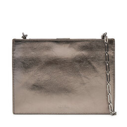 Calvin Klein Torbica Calvin Klein Ck Night Square Crossbody_Shiny K60K612793 Srebrna