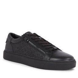 Calvin Klein Sneakers Calvin Klein Low Top Lace Up W/Zip Mono HM0HM01059 Outline Mono Black 0GK