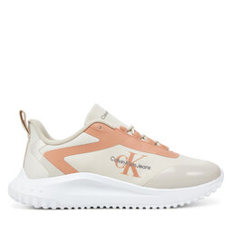 Calvin Klein Jeans Tenisice Calvin Klein Jeans Eva Runner Low Lace Mix Ml Wn YW0YW01442 Écru