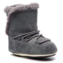 Moon Boot Bottes de neige Moon Boot Crib Suede 34010300002 Dark Gray